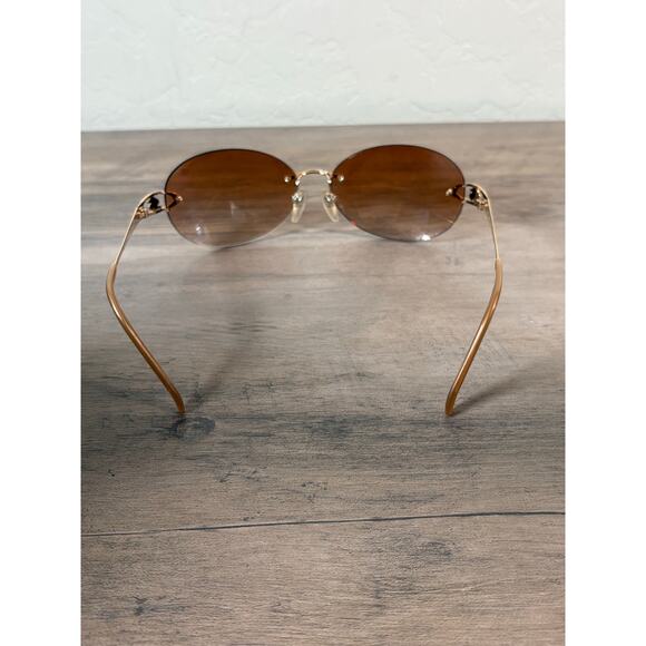 DAKS Designer Sunglasses DA20415 62 15-125‎ Made in Japan Gold Frames EUC main image 5